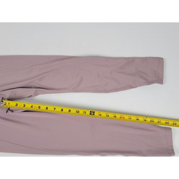 NWT Nike Womens Small Yoga High-Waist 7/8 Cut Out Leggings Purple Plum Fog Gym - Picture 12 of 12